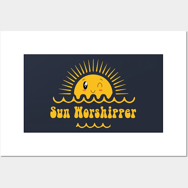 Sun Worshipper best summer design for Sun Worshipper Wall Art by eyoubree